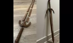 Strong Sword (No glue, assembles smooth! Also a story about banana bread)