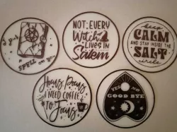 Witch coasters