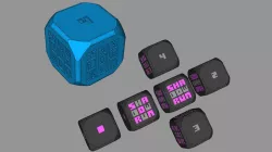 16 mm die (dice) for Shadowrun