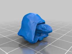 Brick Kenku Head (Dungeons and Dragons)