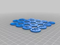 Catan Numbers - Cut Out