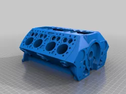 Cut Flathead V8 Engine Block