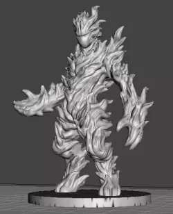 Fire Elemental with No Tail
