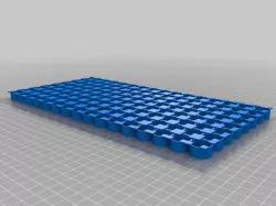 Form for battery pack 8x16, 128 cells 18650, 60v s16