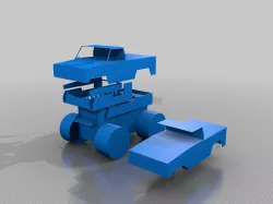 Hotwheels Attack Pack Body for Tamiya CW-01 