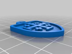 Jerusalem Cross keyfob