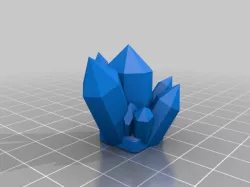 Lego Compatible crystal cluster
