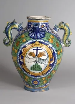 Maiolica Pharmacy Jar