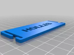 My Customized Molle Name Tag -