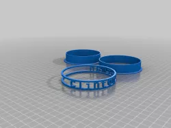 My Customized Rotating text bracelet