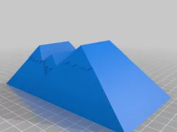 My Customized Vertical Laptop Holder - Mountain Look
