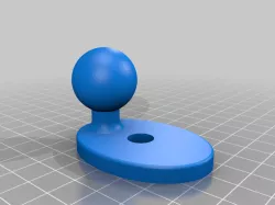 Offset RAM Mount for Size B 1" Ball