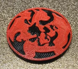 Pokemon Charizard Evolutions Coin