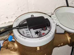 Zenner MNK Water meter sensor with integrated Wemos D1 mini V3
