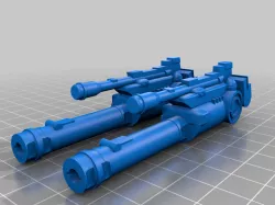 1997 Star Wars ATAT Side Guns