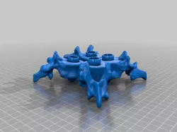 Articulated Spine-Multiple Vertibre Print