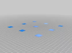Bed Leveling Calibration Test object ender 6 0.12mm