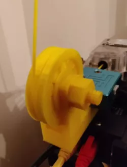 Bluer Plus Filament Guide with 3D Printed Bearing