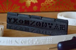Braille Like Symbol Slate