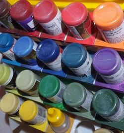 Free STL file Modular Hobby Paint Rack - Large Straight・3D