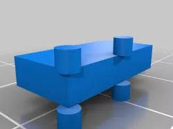 double sided 1x2 plate