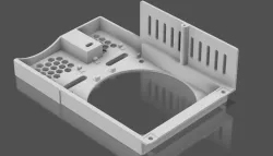 Ender 3 V2 motherboard cover for Noctua NF-A9x14 fan