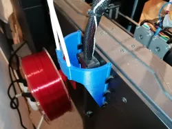 Flashforge creator pro 4 to 2mm tube; Bridge for filament loding system