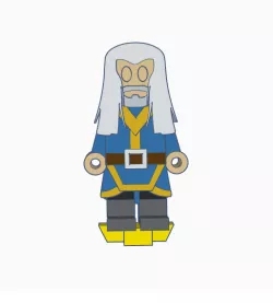 Flatminis Continued - Ezren the Wizard