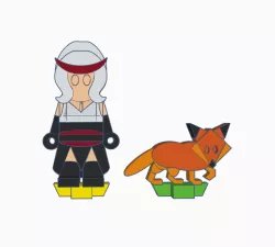 Flatminis Continued - Feiya the Witch