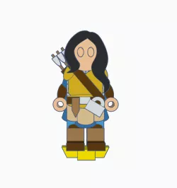 Flatminis Continued - Valeros the Fighter