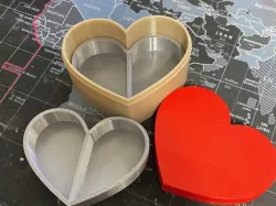 Heart Shaped Box with Inserts