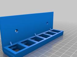 8/16 port Keystone patch panel by rainb0w_wheez3, Download free STL model