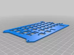 M0110 Keyboard - Split Plate 
