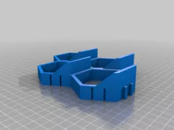 Minifigure Display Hexagon Remix