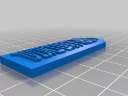 My Customized Customized Simple Name Fob