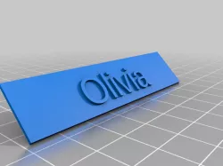 My Customized Soccer Trophy (OpenSCAD) olivia