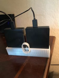 Portable HHD rack for 24" iMac 2021 model computer