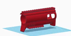 SG22 extended handguard with picatinny