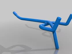 Short peg for peg board