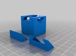 Sliding Roof Puzzle Box