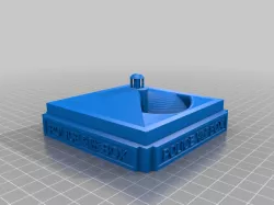 Tardis dice tower 2 parts - few supports