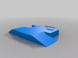 Tech deck combined ramp.