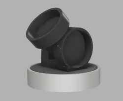 Universal Rotating Flashlight Holder