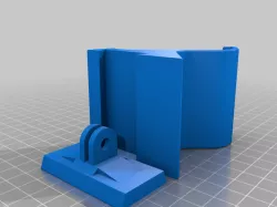 Universal smartphone support with gopro mount 