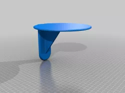 Wall-mounted Small Electronics Shelf