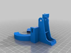 Zad Nozzle Fan Duct mk3 v1.0 for Ender 3 S1 Pro Spriter extruder and 5015 blower fan