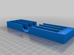 3x Drill Bit Tray 15mm