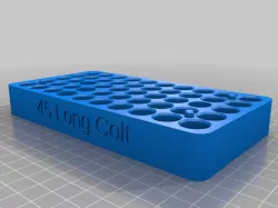 45 Long Colt reloading block