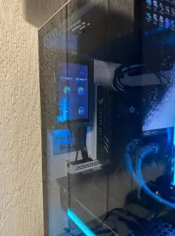 5" Display mount for Lian Li O11 Dynamic