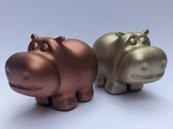 Cute hippo animal model